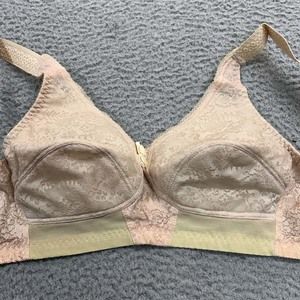 VTG Norvell Bra 36B Full Coverage 486  Soft Cup Cone Floral Lace Support